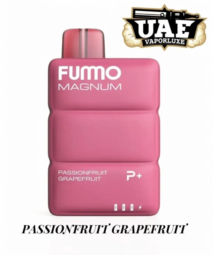 FUMMO Magnum 8000 Puffs Disposable Vape ,Dubai Passion Fruit Grapefruit