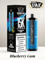 Al Fakher Crown Bar 15k Puffs Hypermax Blueberry Gum