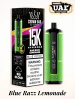 Al Fakher Crown Bar 15k Puffs Hypermax Blue razz lemonade