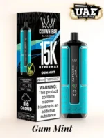 Al Fakher Crown Bar 15k Puffs Hypermax gum Mint