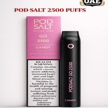 Pod Salt Go 2500 Candy Disposable Vape – 20mg Nicotine Salt