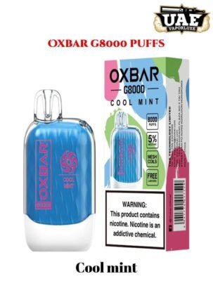 OXBAR G8000 Puffs Disposable Vape – 8000 Puffs, 16ml E-Liquid, Rechargeable 650mAh Battery – Dubai, UAE
