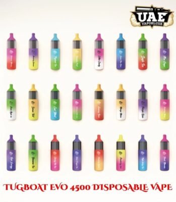 TugBoat Evo 4500 Puffs Disposable Vape – 4500 Puffs, 5% Nicotine, Type-C Rechargeable in UAE