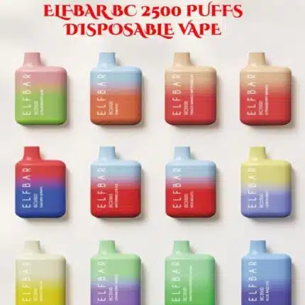 ELFBAR BC 2500 PUFFS DISPOSABLE VAPE