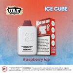 Yeti Ice Cube 6000 Puffs disposable vape Raspberry Ice