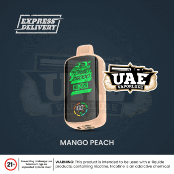 Mango Peach Turbo 25000 Vape Device – Premium Disposable Vape in UAE
