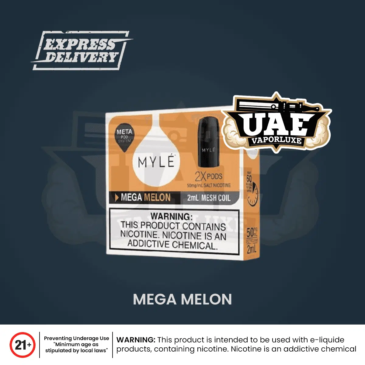 Myle V5 Meta Pods Mega Melon Flavor in Dubai UAE – Premium flavor and smooth draw
