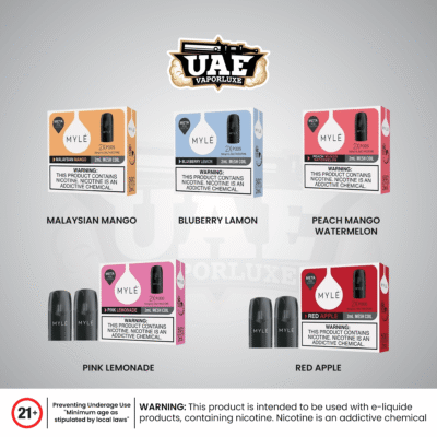 Myle V5 Meta Pods in UAE Dubai at uaevaporluxe