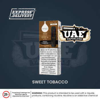 Sweet Tobacco MYLE Micro Bar 1500 Puffs Disposable Vape 20mg – Compact and flavorful vape device