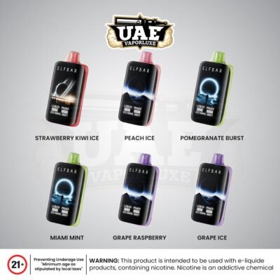 Elf Bar Moon Night 40000 Puffs Disposable Vape Flavors Collection