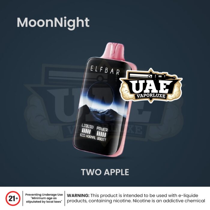 Elf Bar Moon Night 40000 Puffs Two Apple Flavor