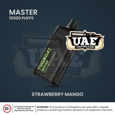 Tugboat Master 10000 puffs disposable vape in Strawberry Mango flavor