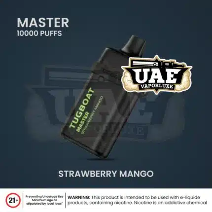 Tugboat Master 10000 puffs disposable vape in Strawberry Mango flavor