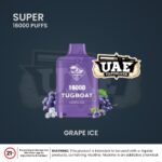 Tugboat Super 16000 Puffs Disposable Vape Grape Ice Flavor
