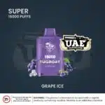 Tugboat Super 16000 Puffs Disposable Vape Grape Ice Flavor
