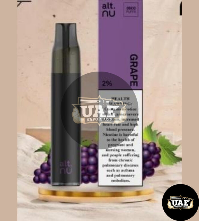 ALT NU 8000 Puffs 20mg Disposable Vape Grape