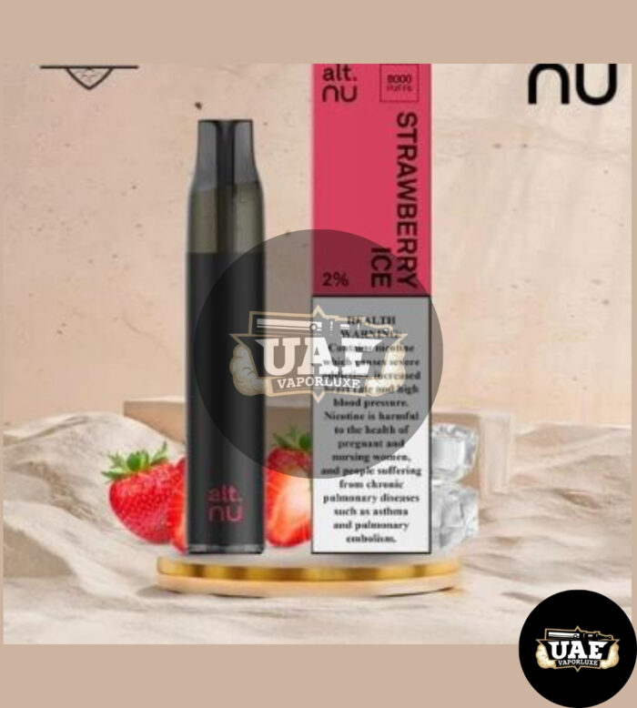 ALT NU 8000 Puffs 20mg Disposable Strawberry Ice