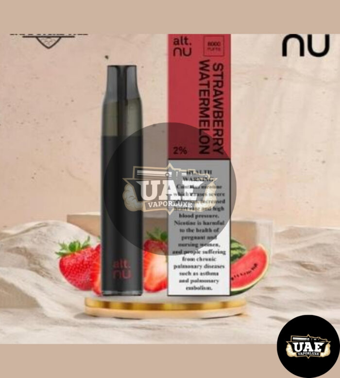 ALT NU 8000 Puffs 20mg Disposable Vape Strawberry Watermelon