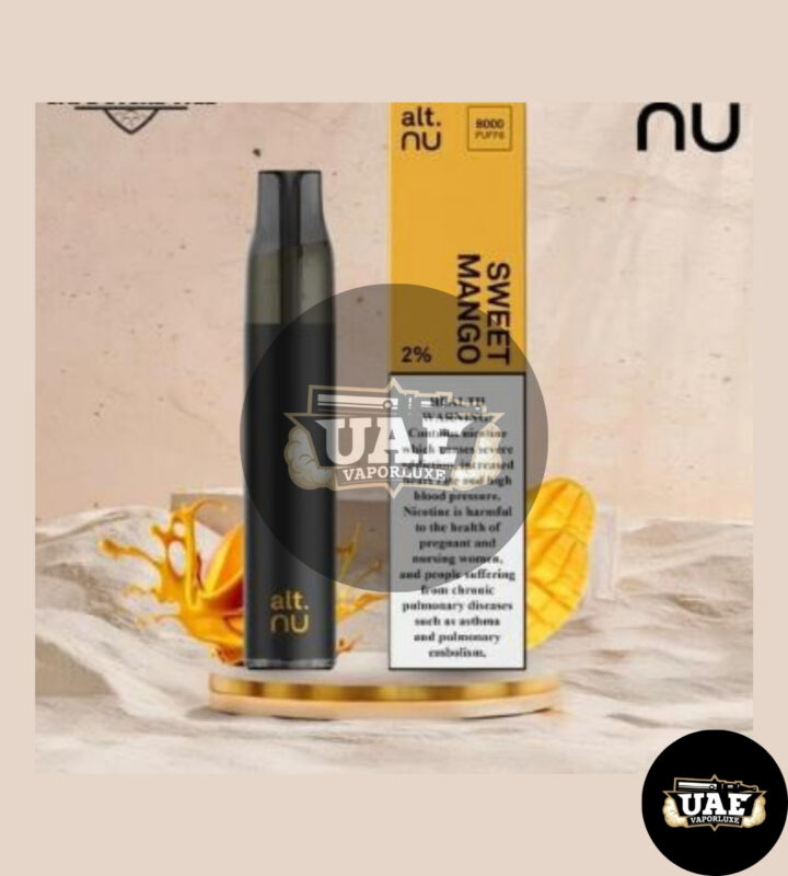 ALT NU 8000 Puffs 20mg Disposable Vape Sweet Mango