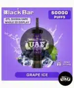 Black Bar 50K Puffs Disposable Vape In Dubai Grape ICE