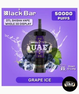 Black Bar 50K Puffs Disposable Vape In Dubai Grape ICE