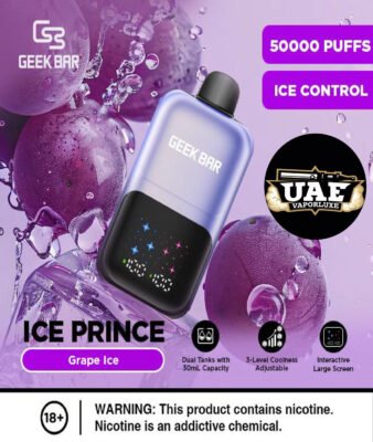 Geek Bar Ice Prince 50K Puffs Grape ice Disposable vape