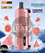 HQD Glaze Plus Disposable Vape with 12000Puffs Lush ice