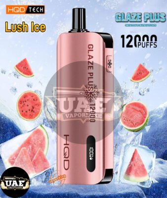 HQD Glaze Plus Disposable Vape with 12000Puffs Lush ice