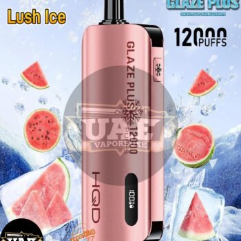 HQD Glaze Plus Disposable Vape with 12000Puffs Lush ice