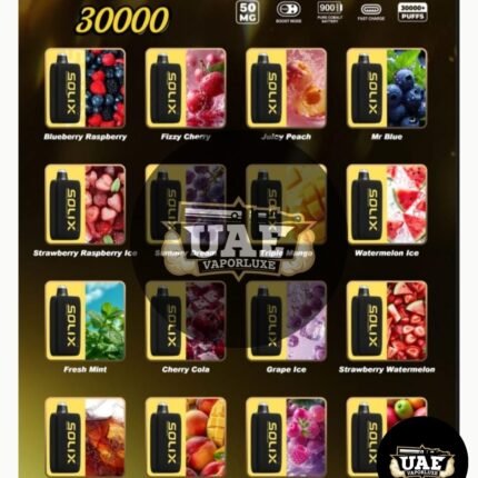 Hayati Solix 30000 Puffs Disposable Vape Golden Edition in UAE