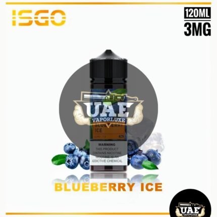 ISGO 120ml 3mg E-Liquid BLUEBERRY ICE