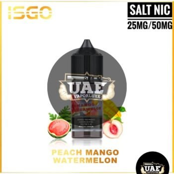 ISGO 30ml Salt Nicotine E-Liquid 25mg 50mg PEACH MANGO WATERMELON