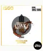 Isgo 3mg 6mg-60ml E-Liquid in Dubai Brazilian Coffee