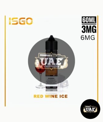 Isgo 3mg 6mg-60ml E-Liquid in Dubai Red Wine ICE