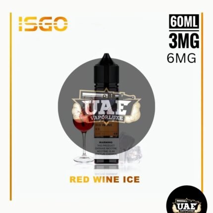 Isgo 3mg 6mg-60ml E-Liquid in Dubai Red Wine ICE