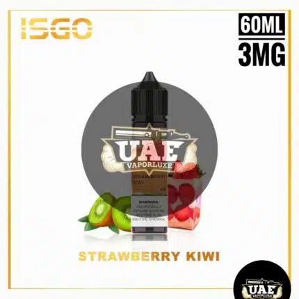 Isgo 3mg 6mg-60ml E-Liquid in Dubai Strawberry kiwi