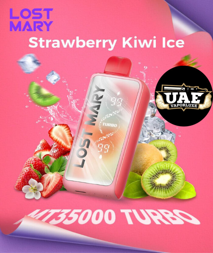 Lost Mary MT 35000 Puffs Turbo Disposable Vape Strawberry Kiwi Ice