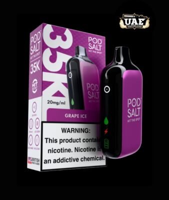 Pod Salt 20mg 35k Puffs Disposable Vape Grape Ice