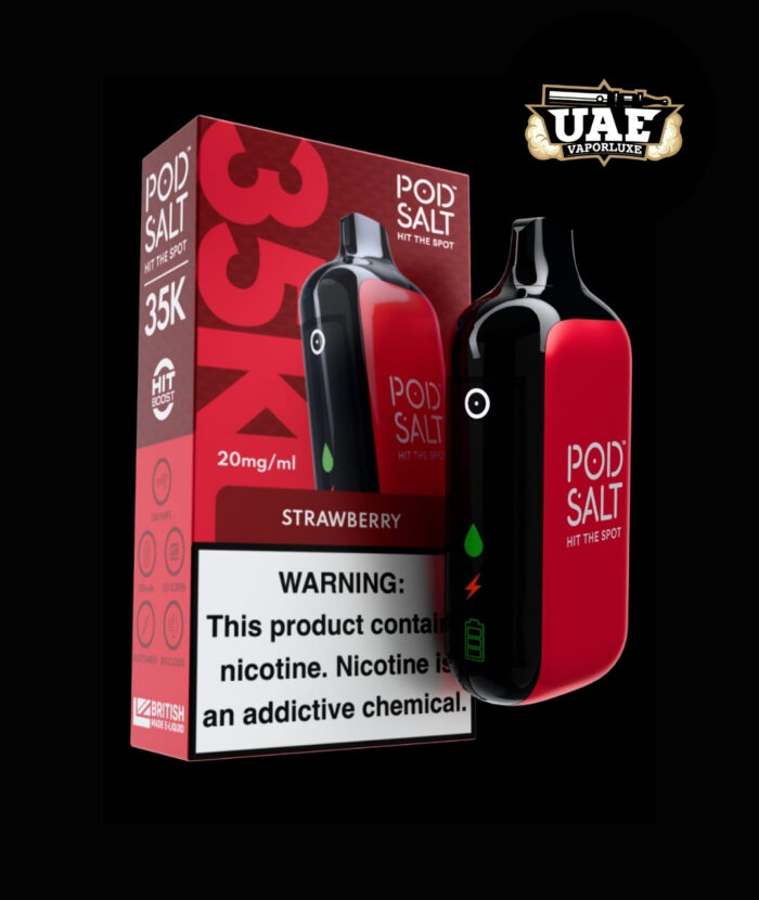 Pod Salt 20mg 35k Puffs Disposable Vape Strawberry