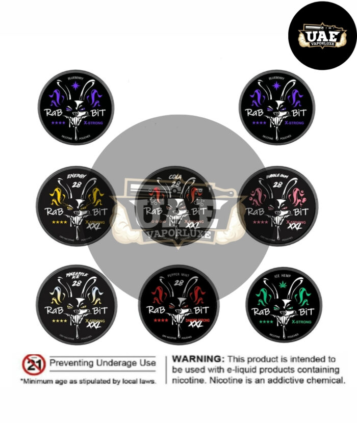 Rabbit Nicotine Pouches 20mg 26mg in UAE