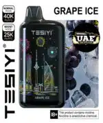 TESIYI ULTRA MAX 50MG 40K Puffs Grape ICE