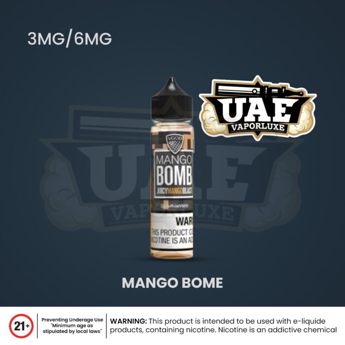 VGOD 60ml Mango Bomb Freebase Vape Liquid – Juicy mango flavored e-juice