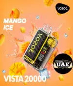 VOZOL Vista Disposable Vape 50mg 20K Puffs Mango Ice