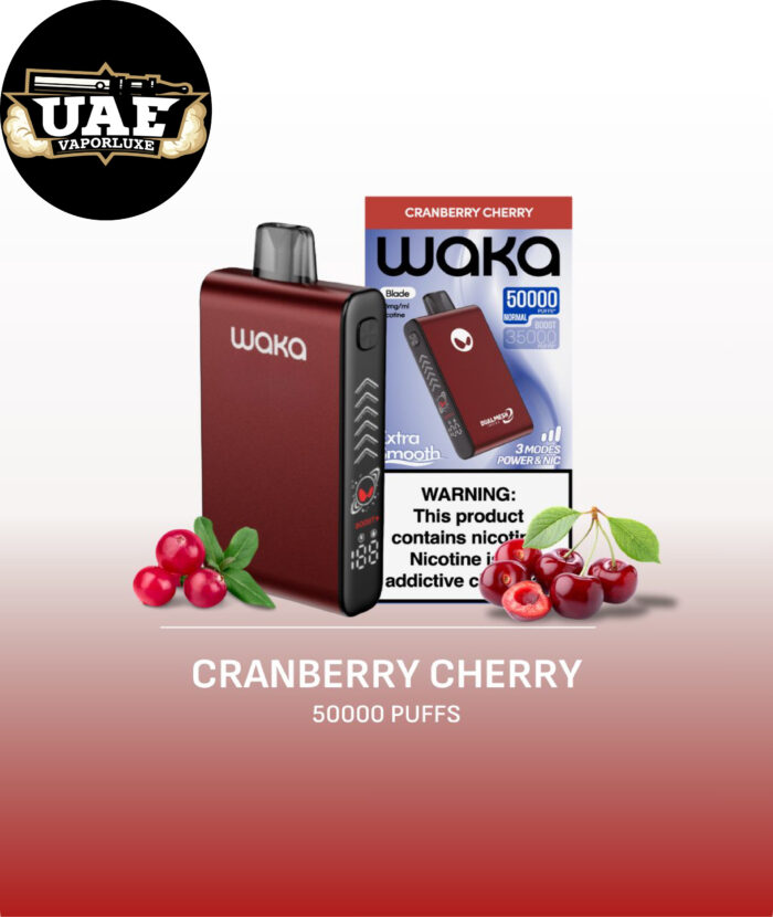 Waka Blade 50K Puffs Disposable Vape Cranberry Cherry