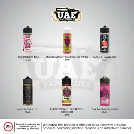 Dr Vapes Pink Panther Series 120ml 3mg E-liquid In UAE