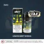 NASTY 60ML 3MG E-LIQUID Flavors LEMON MINT SHISHA