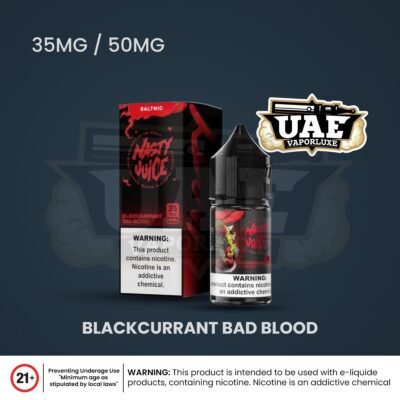 Nasty Salt Nicotine 30 ML 35MG 50MG Black Current BAD blood