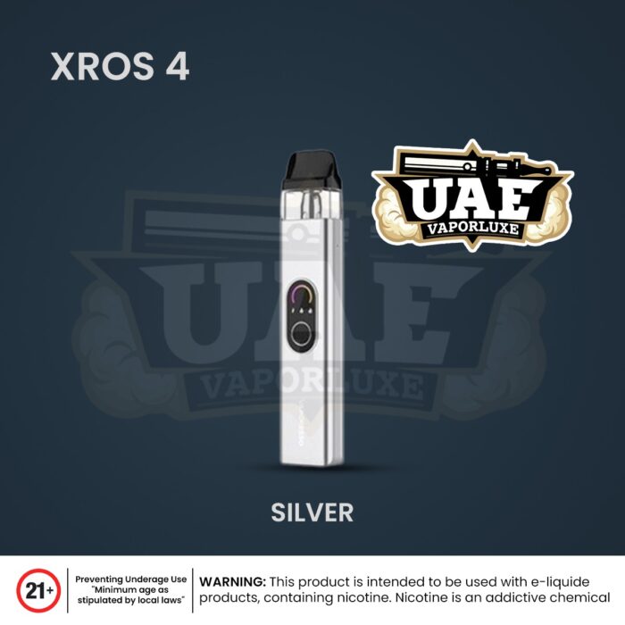 VAPORESSO XROS 4 Pod System Kit Silver