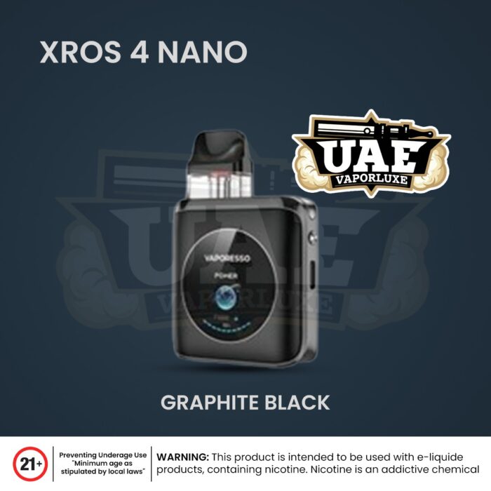 Vaporesso XROS 4 Nano Pod Kit Graphite Black