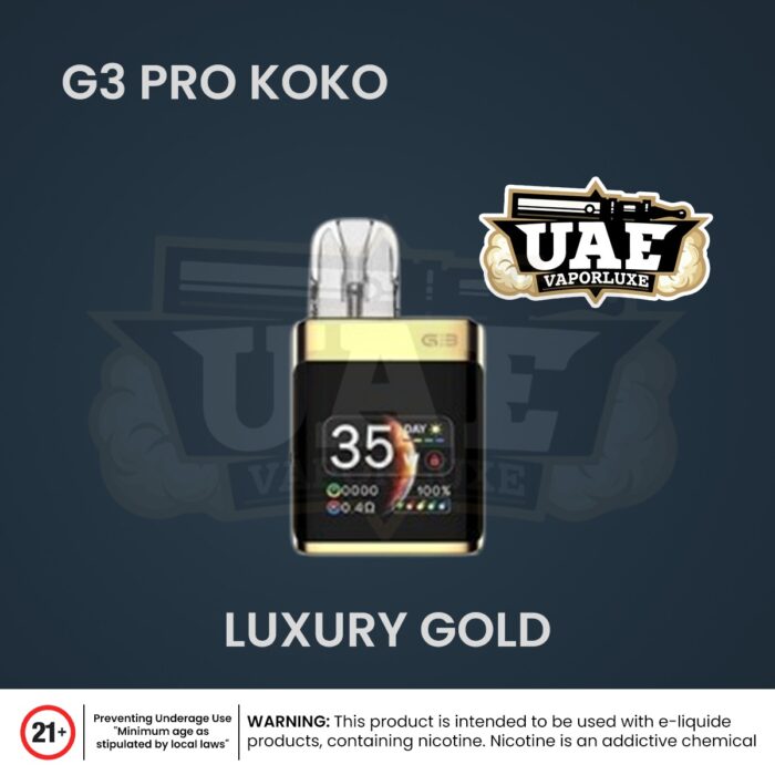 Uwell Caliburn G3 Pro KOKO Pod Kit Luxury Gold